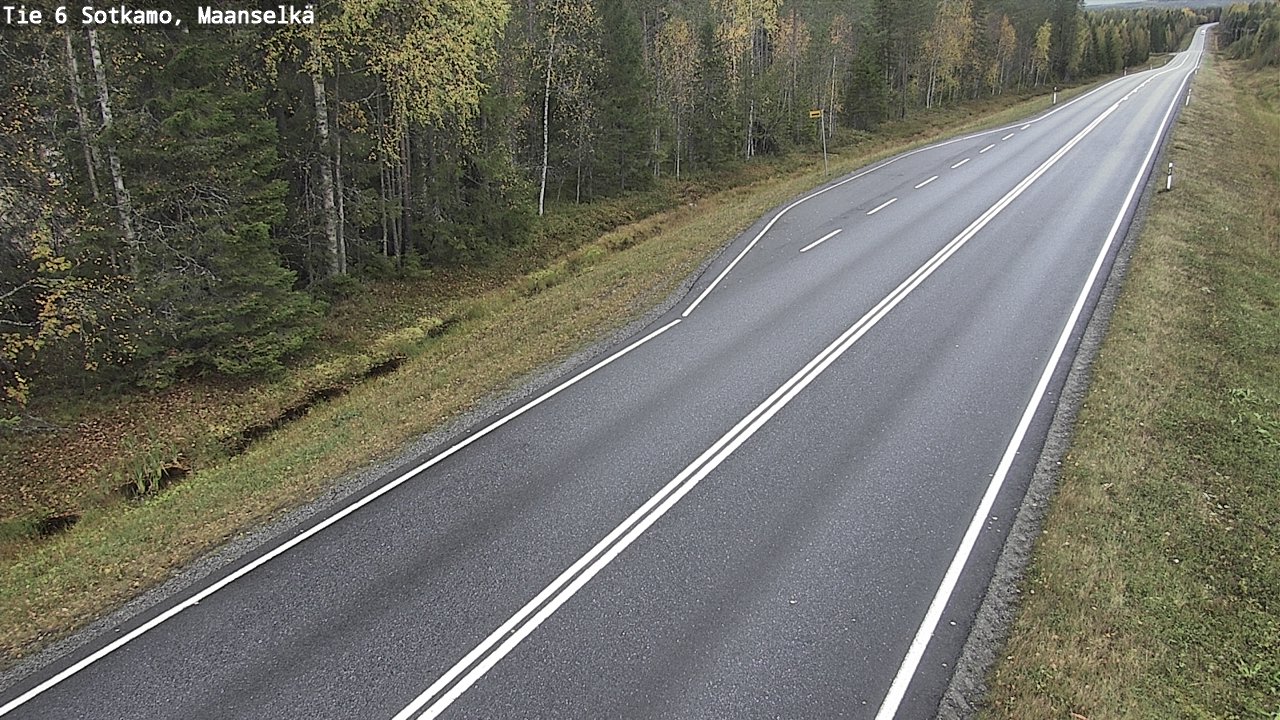 Kelikamerat Kuva Tie 6 Sotkamo, Maanselkä, Sotkamo, Kainuu