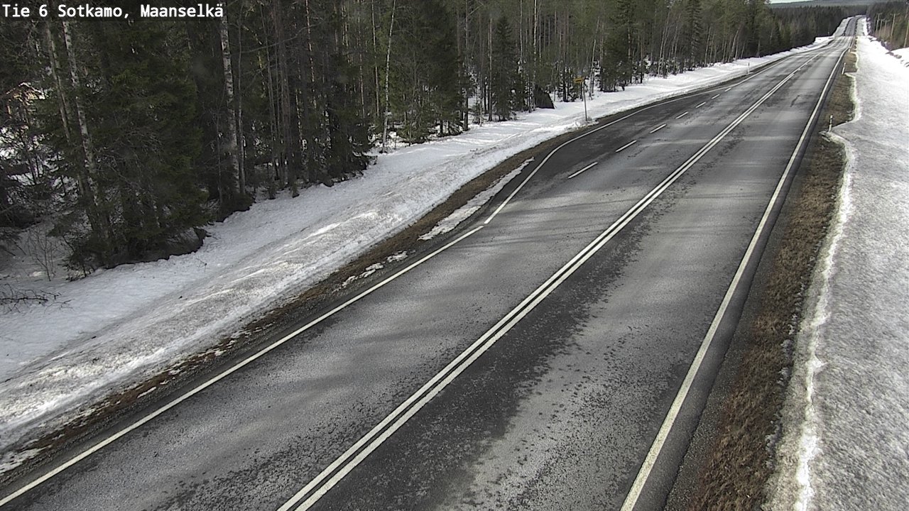 Weather Camera Image Road 6 Sotkamo, Maanselkä, Sotkamo, Kainuu