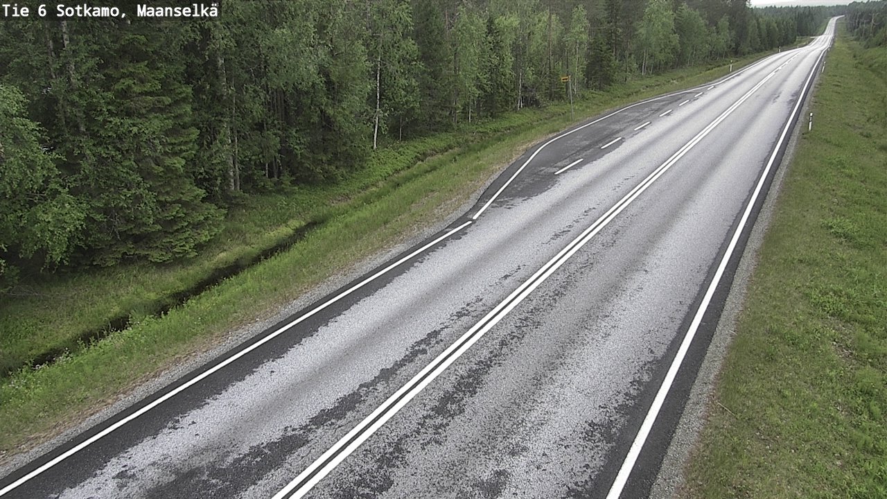 Kelikamerat Kuva Tie 6 Sotkamo, Maanselkä, Sotkamo, Kainuu