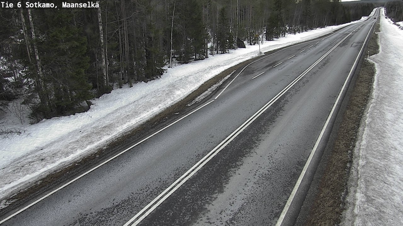 Weather Camera Image Road 6 Sotkamo, Maanselkä, Sotkamo, Kainuu