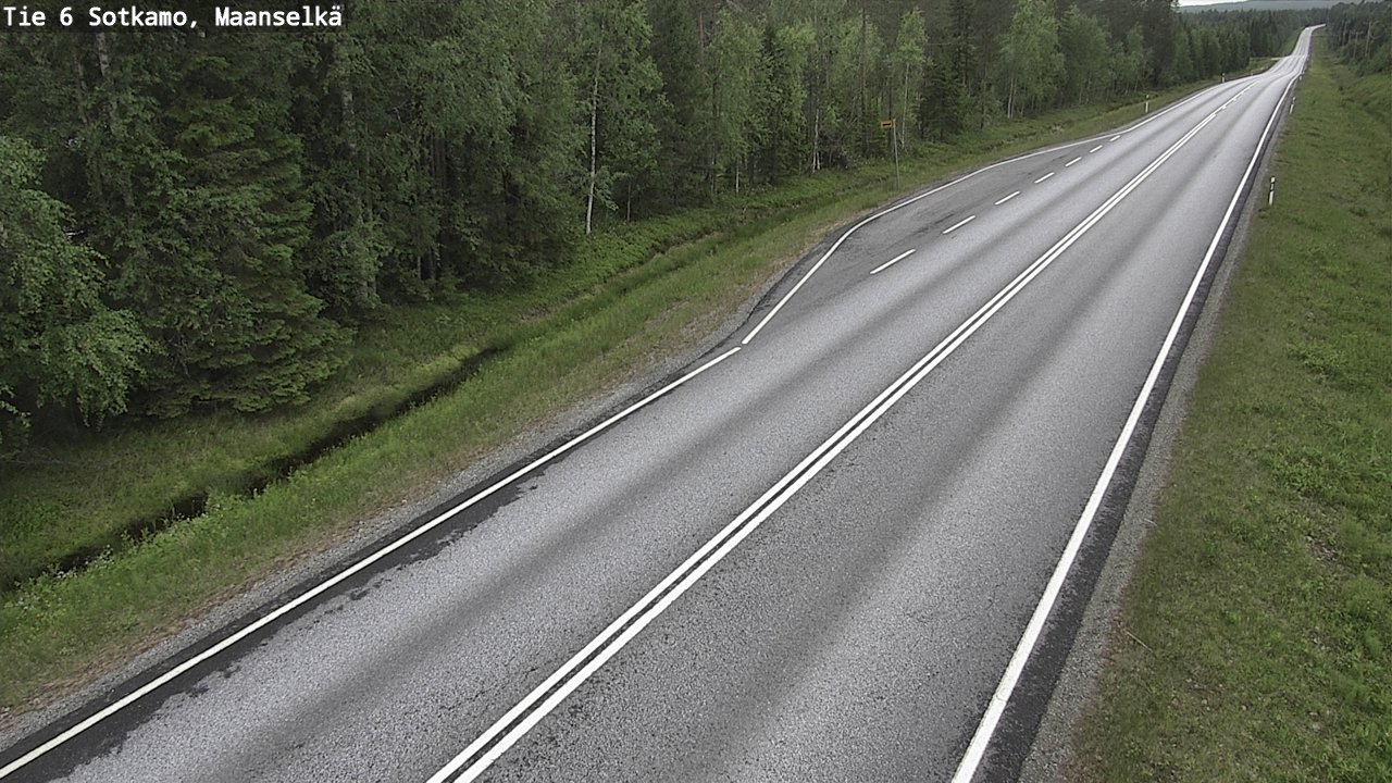 Kelikamerat Kuva Tie 6 Sotkamo, Maanselkä, Sotkamo, Kainuu