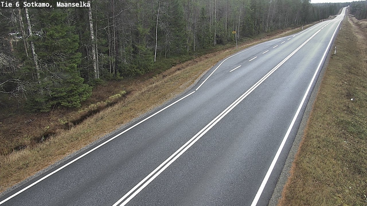 Kelikamerat Kuva Tie 6 Sotkamo, Maanselkä, Sotkamo, Kainuu