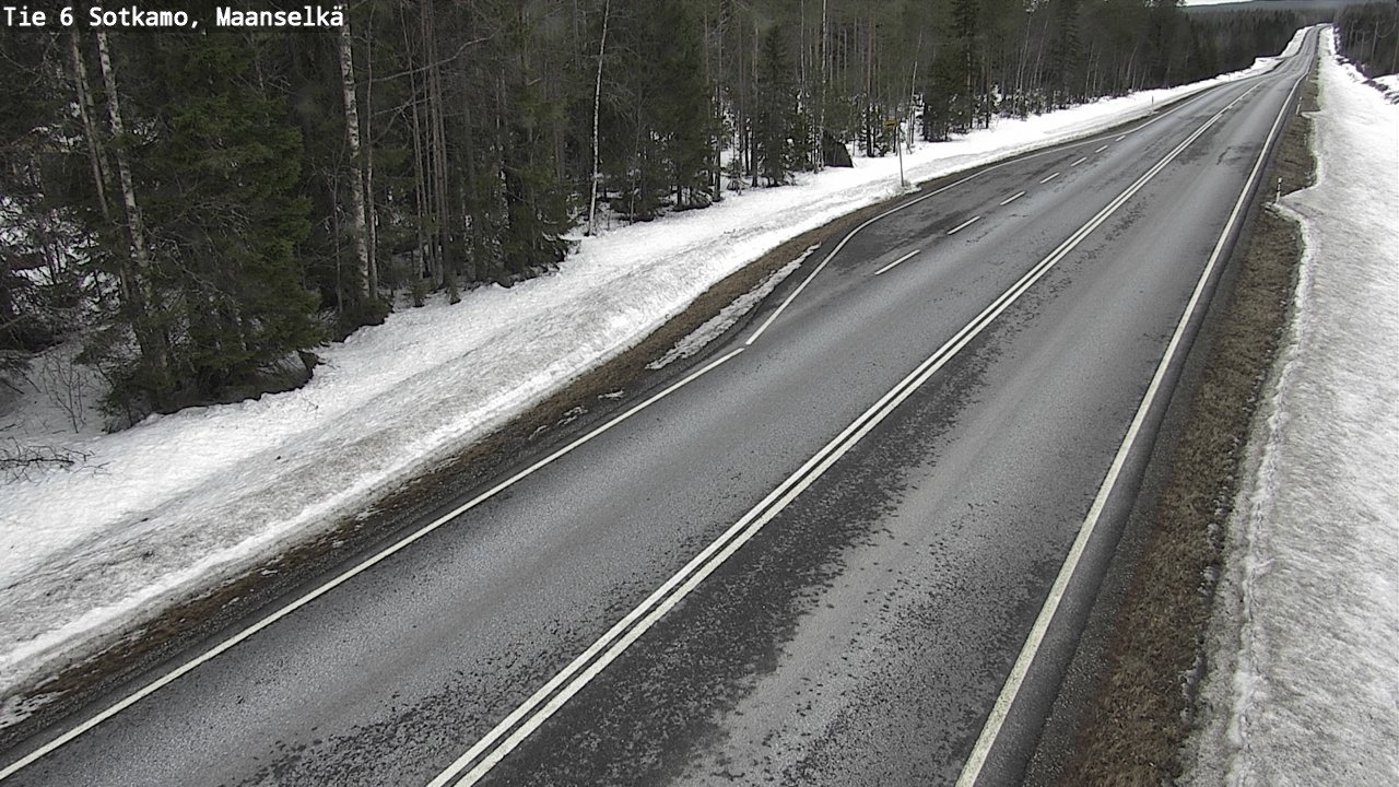 Weather Camera Image Road 6 Sotkamo, Maanselkä, Sotkamo, Kainuu
