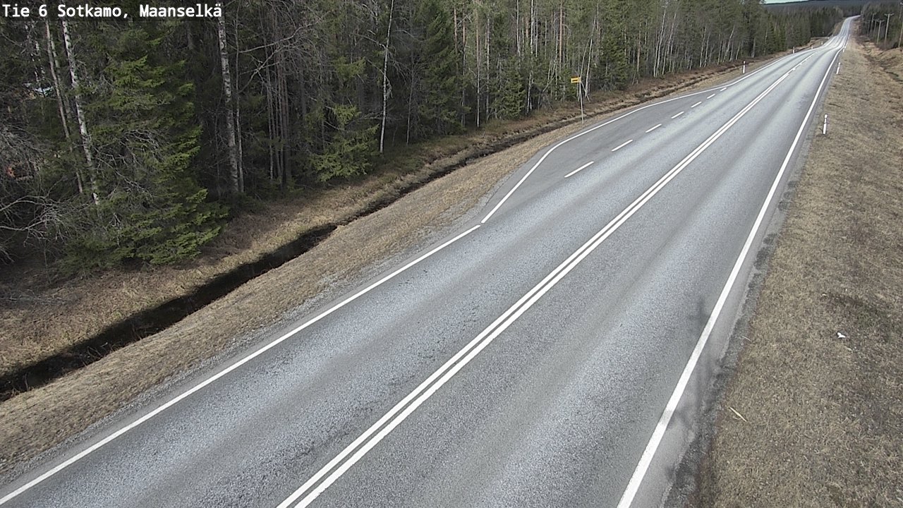 Weather Camera Image Road 6 Sotkamo, Maanselkä, Sotkamo, Kainuu