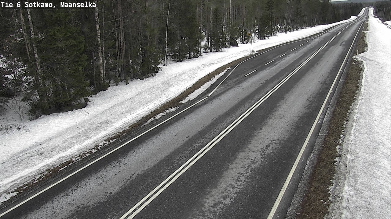Weather Camera Image Road 6 Sotkamo, Maanselkä, Sotkamo, Kainuu