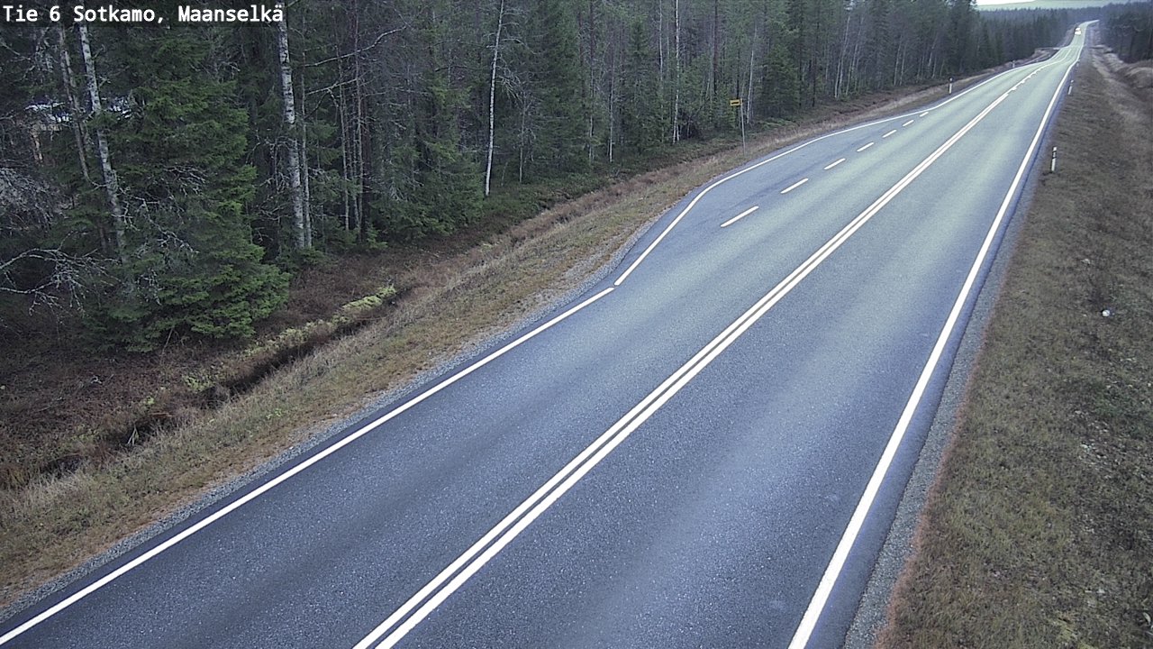 Kelikamerat Kuva Tie 6 Sotkamo, Maanselkä, Sotkamo, Kainuu