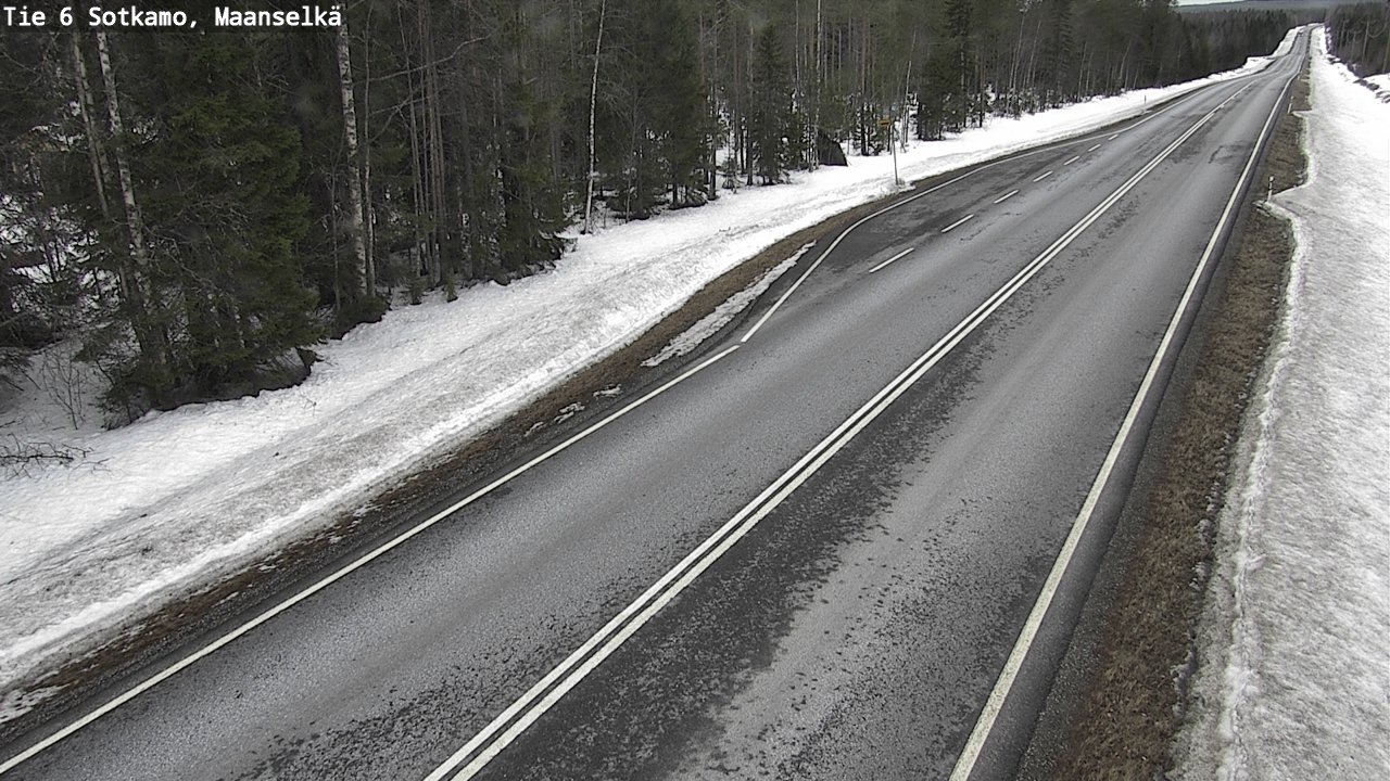 Weather Camera Image Road 6 Sotkamo, Maanselkä, Sotkamo, Kainuu