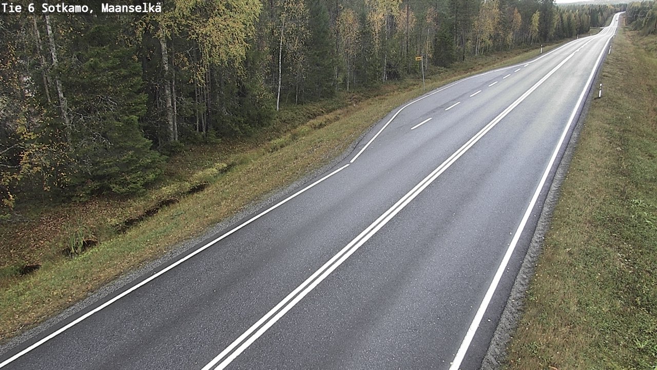 Kelikamerat Kuva Tie 6 Sotkamo, Maanselkä, Sotkamo, Kainuu