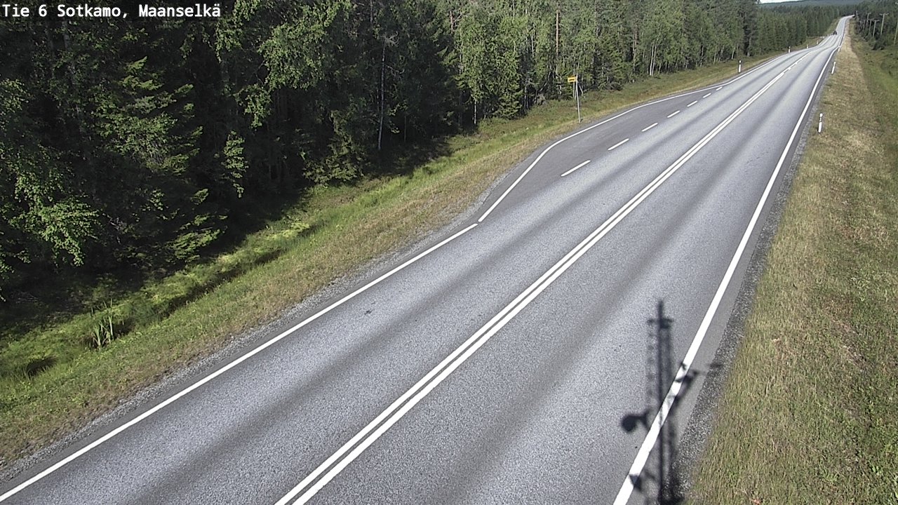 Kelikamerat Kuva Tie 6 Sotkamo, Maanselkä, Sotkamo, Kainuu