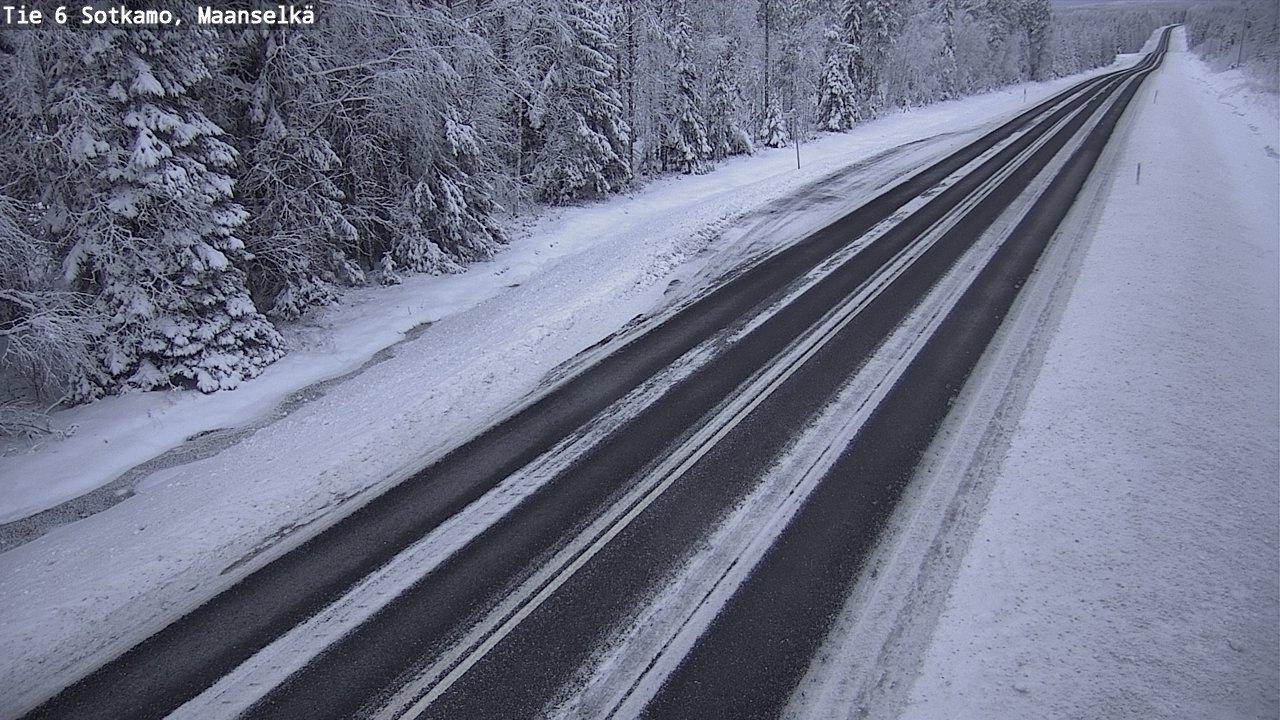 Kelikamerat Kuva Tie 6 Sotkamo, Maanselkä, Sotkamo, Kainuu