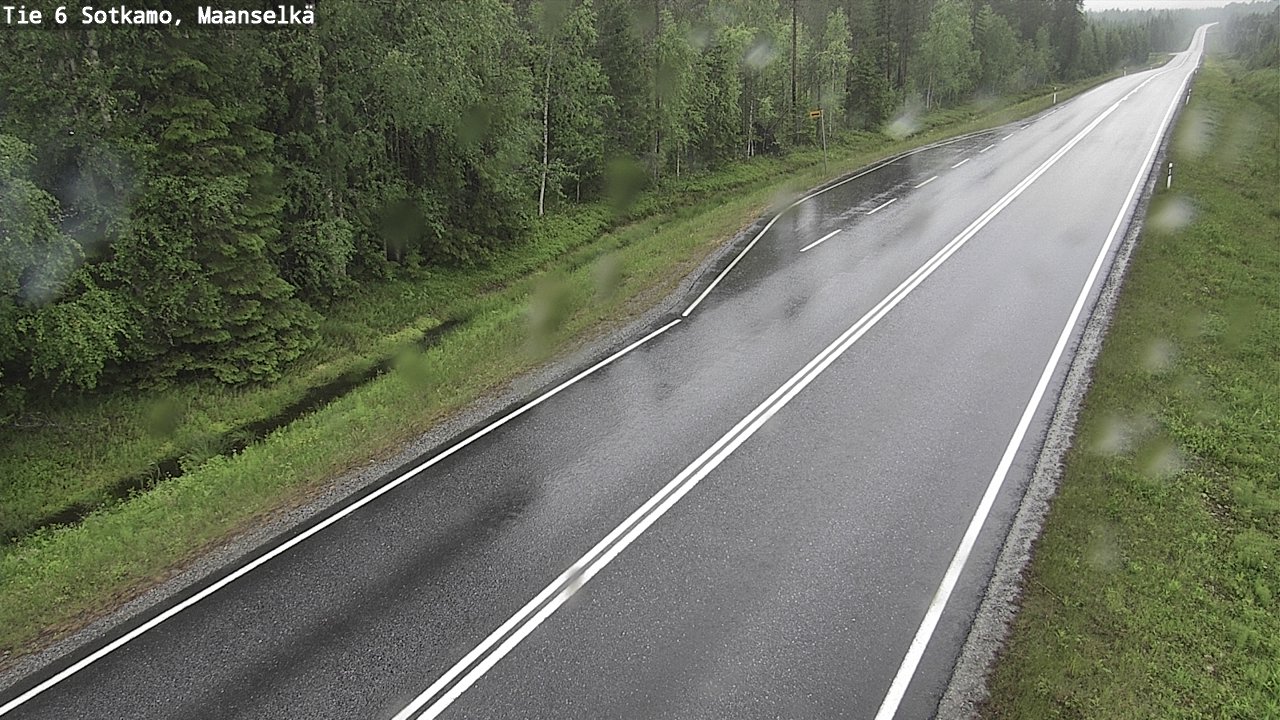 Kelikamerat Kuva Tie 6 Sotkamo, Maanselkä, Sotkamo, Kainuu