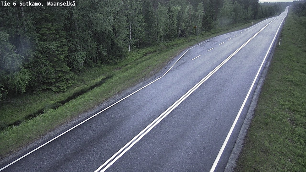 Kelikamerat Kuva Tie 6 Sotkamo, Maanselkä, Sotkamo, Kainuu