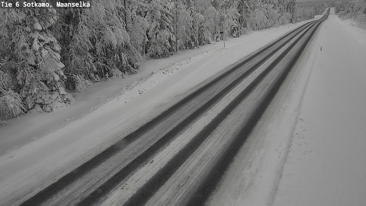 Weather Camera Image Road 6 Sotkamo, Maanselkä, Sotkamo, Kainuu