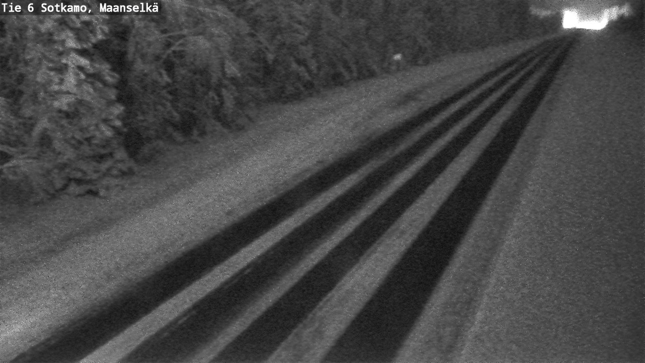 Weather Camera Image Väg 6 Sotkamo, Maanselkä, Sotkamo, Kainuu