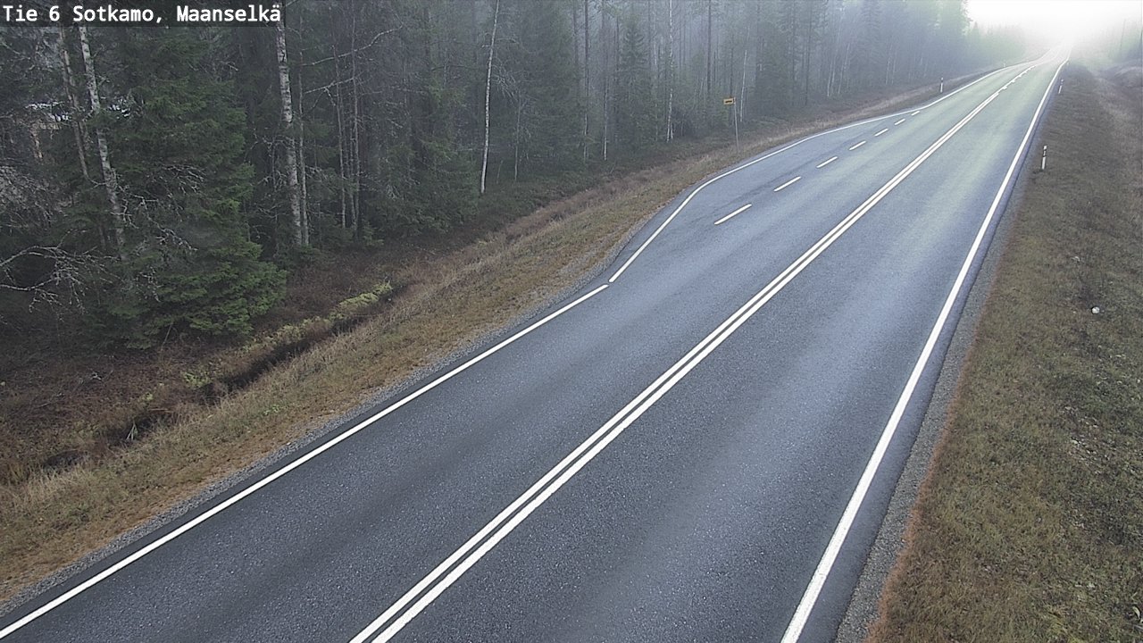 Kelikamerat Kuva Tie 6 Sotkamo, Maanselkä, Sotkamo, Kainuu