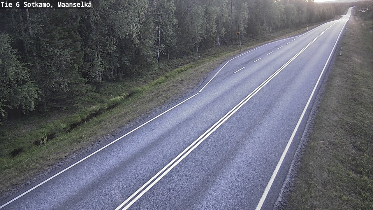 Kelikamerat Kuva Tie 6 Sotkamo, Maanselkä, Sotkamo, Kainuu