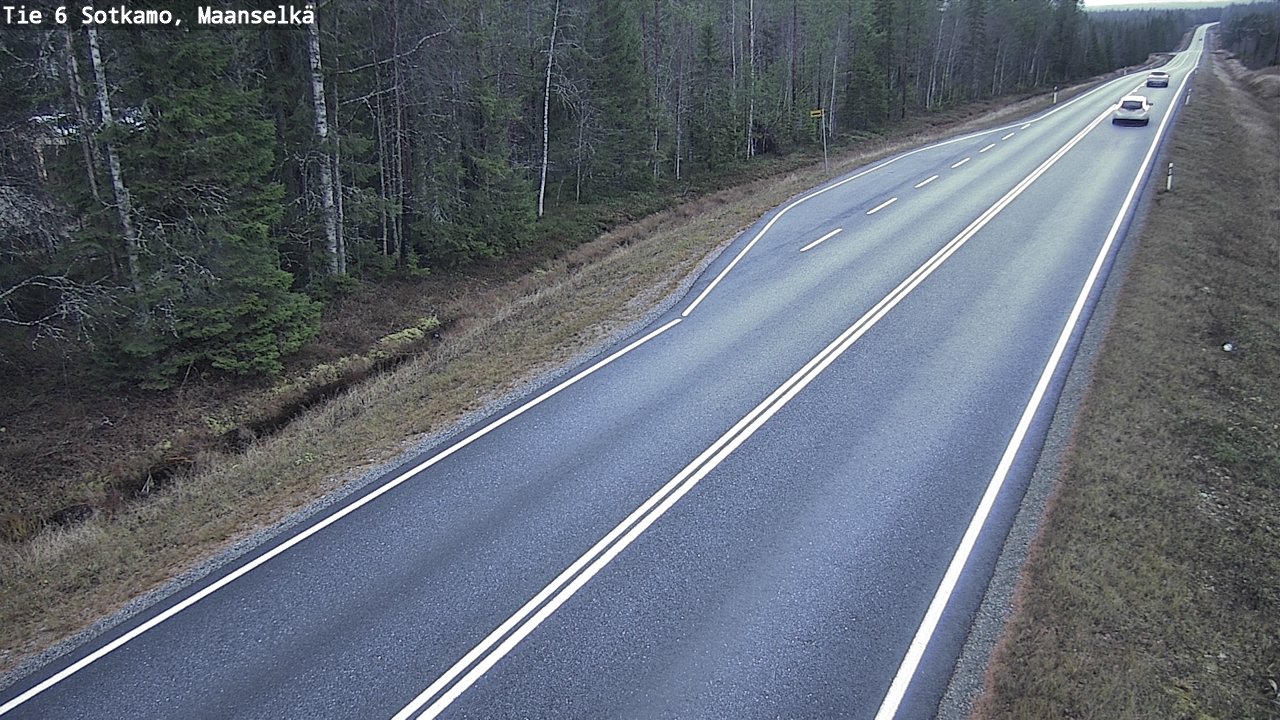 Kelikamerat Kuva Tie 6 Sotkamo, Maanselkä, Sotkamo, Kainuu