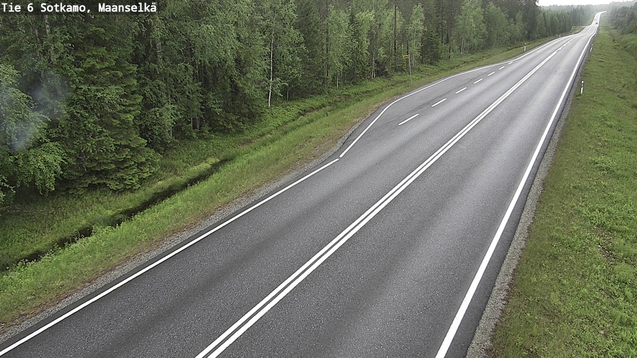 Weather Camera Image Road 6 Sotkamo, Maanselkä, Sotkamo, Kainuu