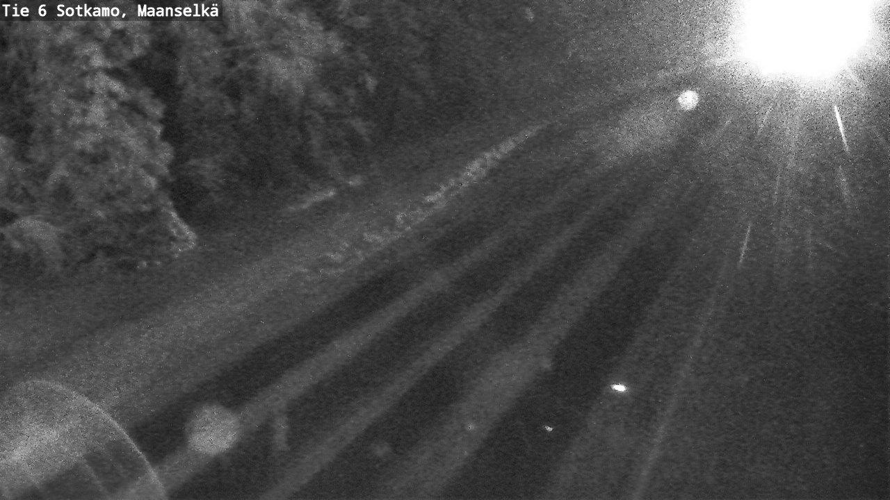 Weather Camera Image Väg 6 Sotkamo, Maanselkä, Sotkamo, Kainuu