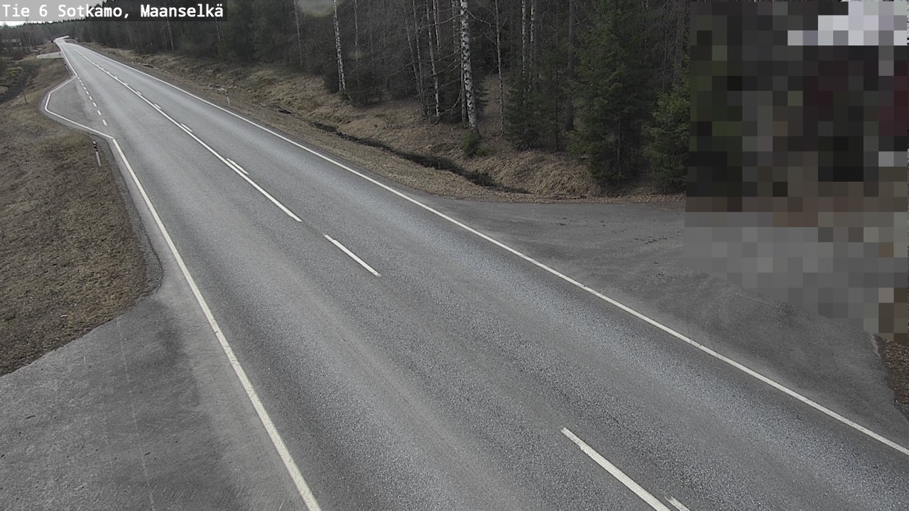 Weather Camera Image Road 6 Sotkamo, Maanselkä, Sotkamo, Kainuu