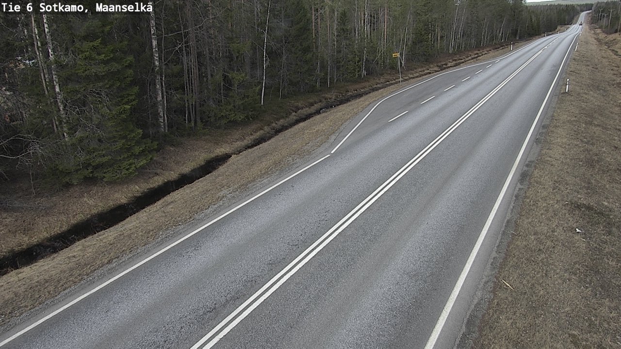 Weather Camera Image Road 6 Sotkamo, Maanselkä, Sotkamo, Kainuu
