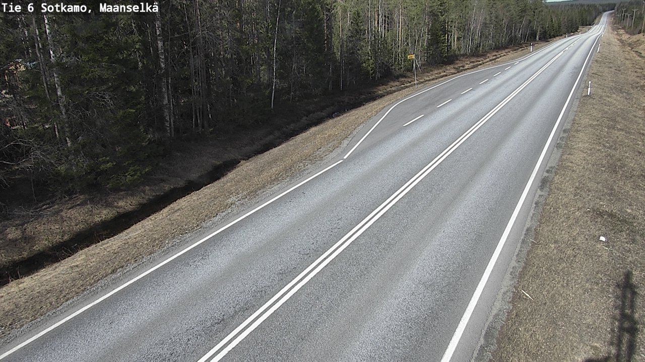 Weather Camera Image Road 6 Sotkamo, Maanselkä, Sotkamo, Kainuu