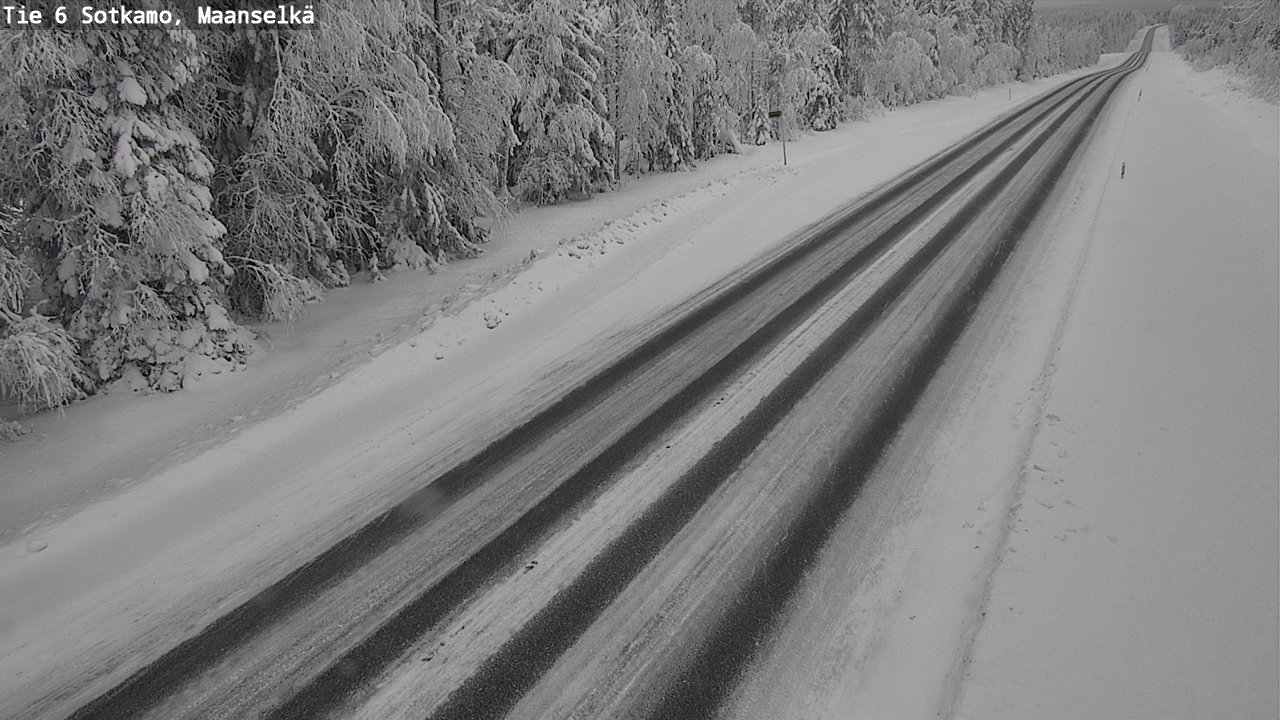 Weather Camera Image Road 6 Sotkamo, Maanselkä, Sotkamo, Kainuu