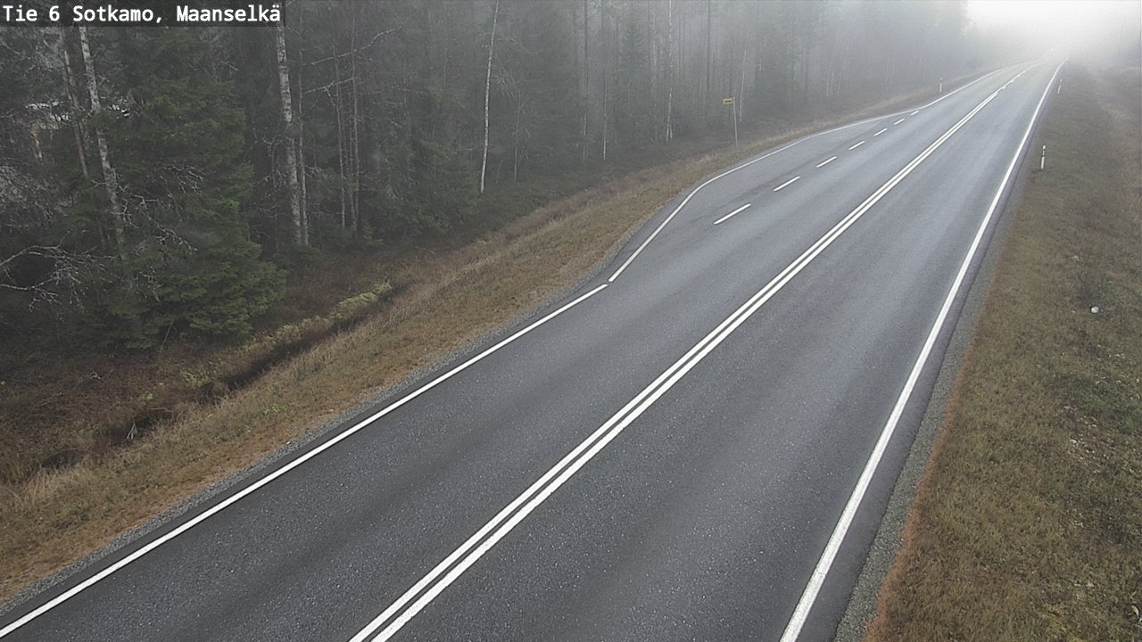 Kelikamerat Kuva Tie 6 Sotkamo, Maanselkä, Sotkamo, Kainuu