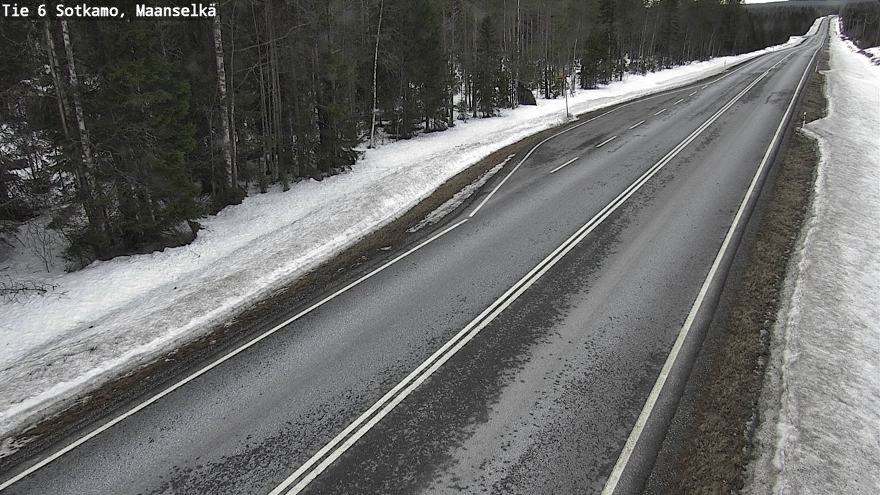 Weather Camera Image Road 6 Sotkamo, Maanselkä, Sotkamo, Kainuu