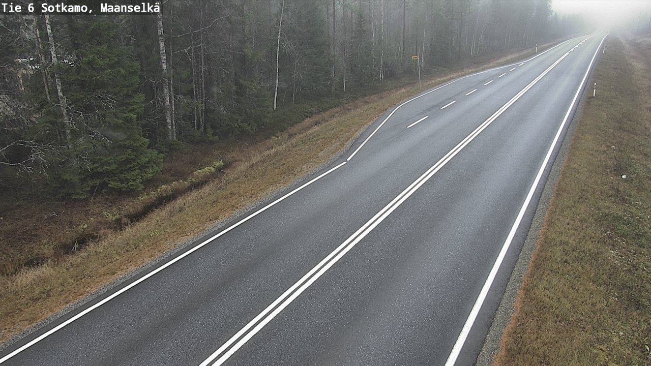 Kelikamerat Kuva Tie 6 Sotkamo, Maanselkä, Sotkamo, Kainuu