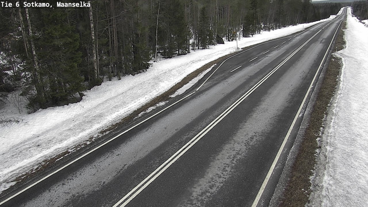 Kelikamerat Kuva Tie 6 Sotkamo, Maanselkä, Sotkamo, Kainuu