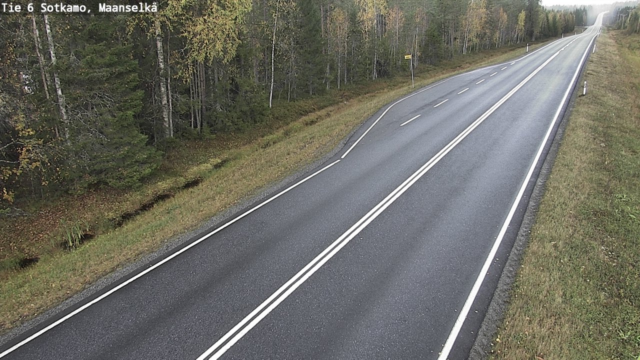 Kelikamerat Kuva Tie 6 Sotkamo, Maanselkä, Sotkamo, Kainuu