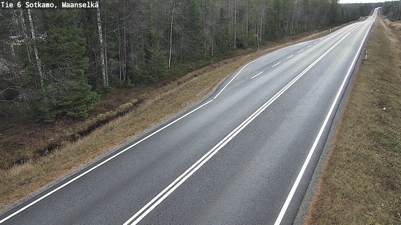 Kelikamerat Kuva Tie 6 Sotkamo, Maanselkä, Sotkamo, Kainuu