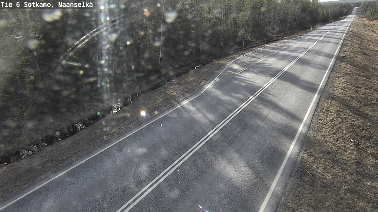 Weather Camera Image Väg 6 Sotkamo, Maanselkä, Sotkamo, Kainuu