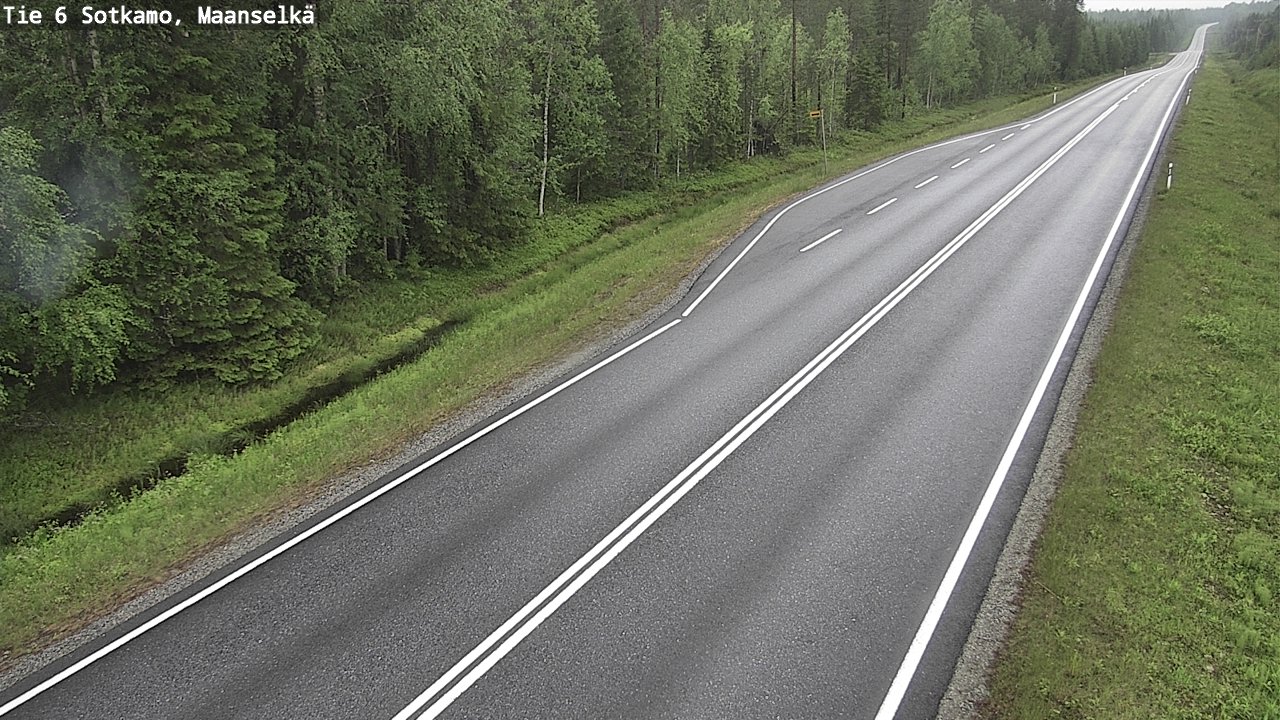 Kelikamerat Kuva Tie 6 Sotkamo, Maanselkä, Sotkamo, Kainuu