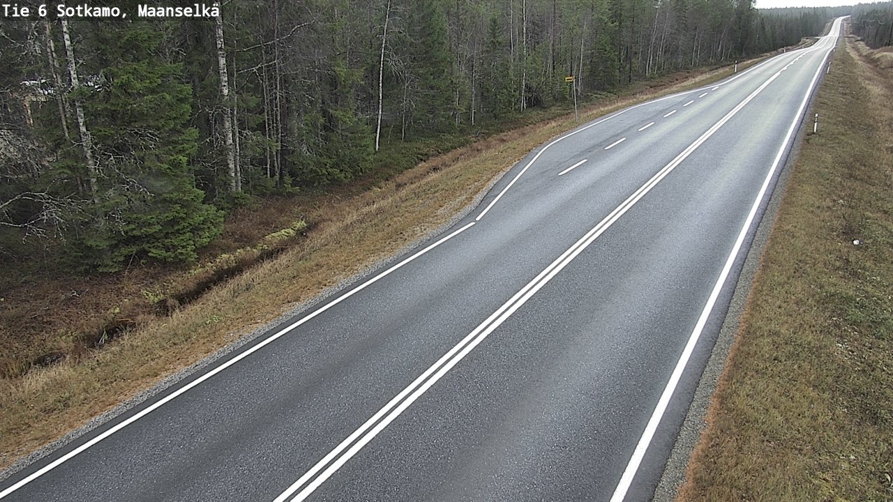 Kelikamerat Kuva Tie 6 Sotkamo, Maanselkä, Sotkamo, Kainuu