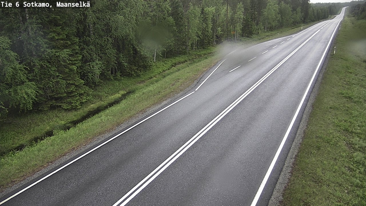 Kelikamerat Kuva Tie 6 Sotkamo, Maanselkä, Sotkamo, Kainuu