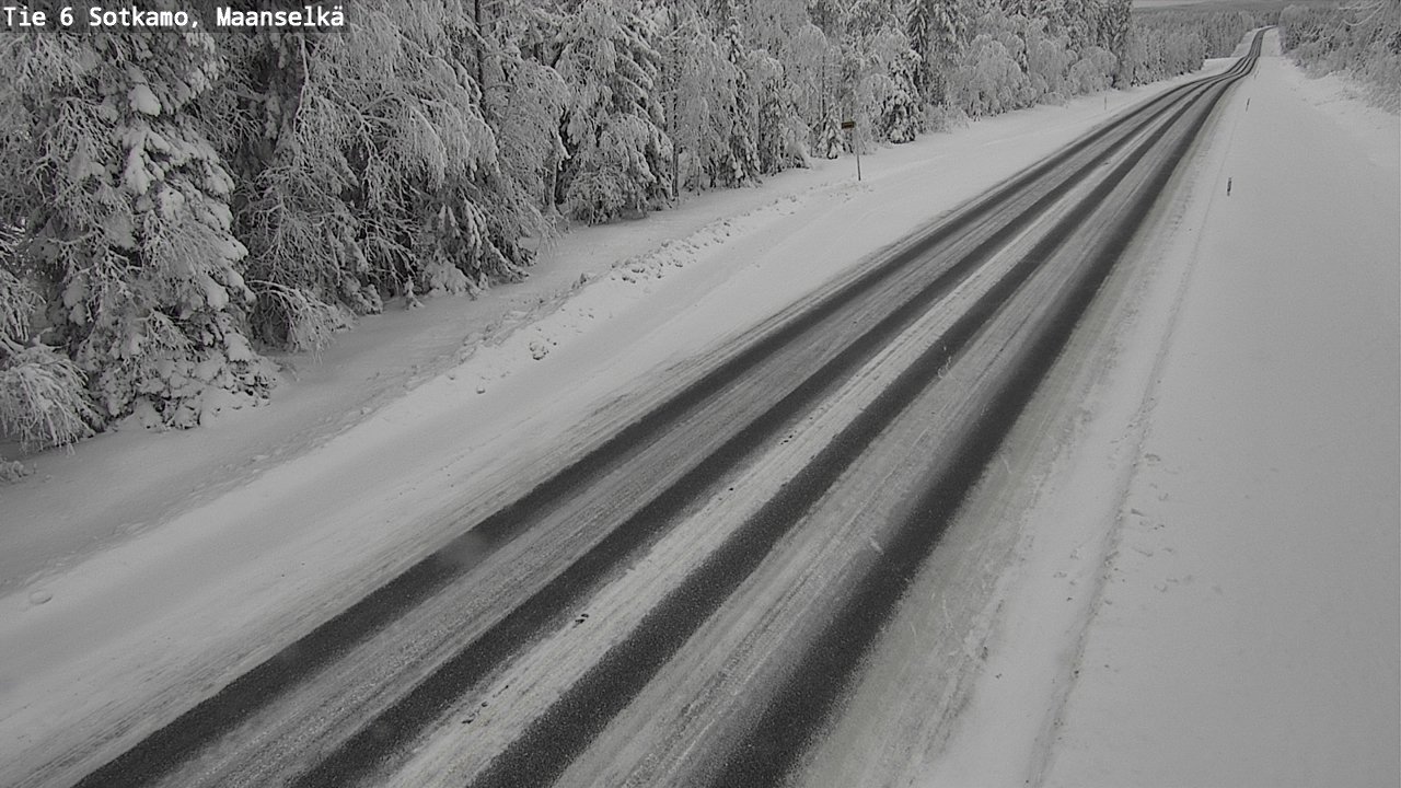 Weather Camera Image Road 6 Sotkamo, Maanselkä, Sotkamo, Kainuu