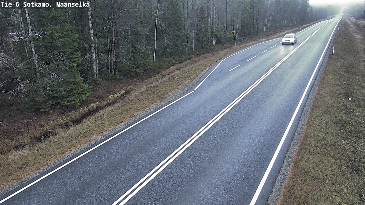 Kelikamerat Kuva Tie 6 Sotkamo, Maanselkä, Sotkamo, Kainuu