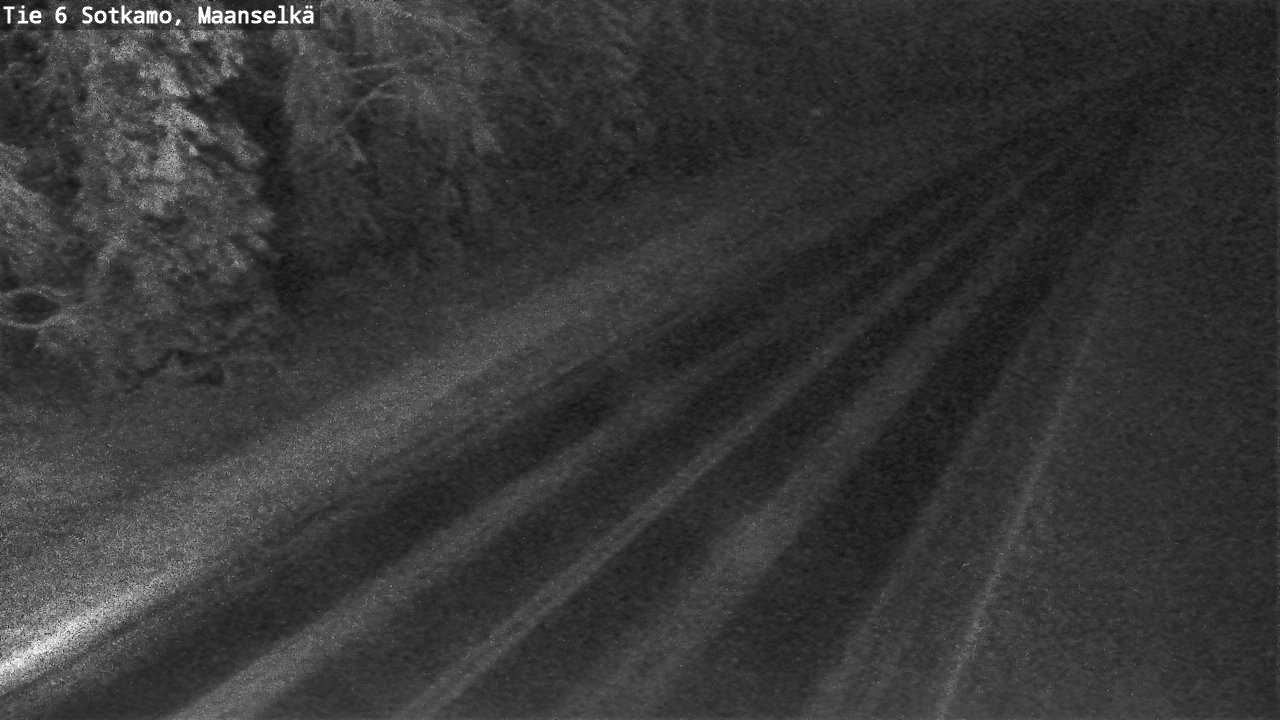 Weather Camera Image Väg 6 Sotkamo, Maanselkä, Sotkamo, Kainuu