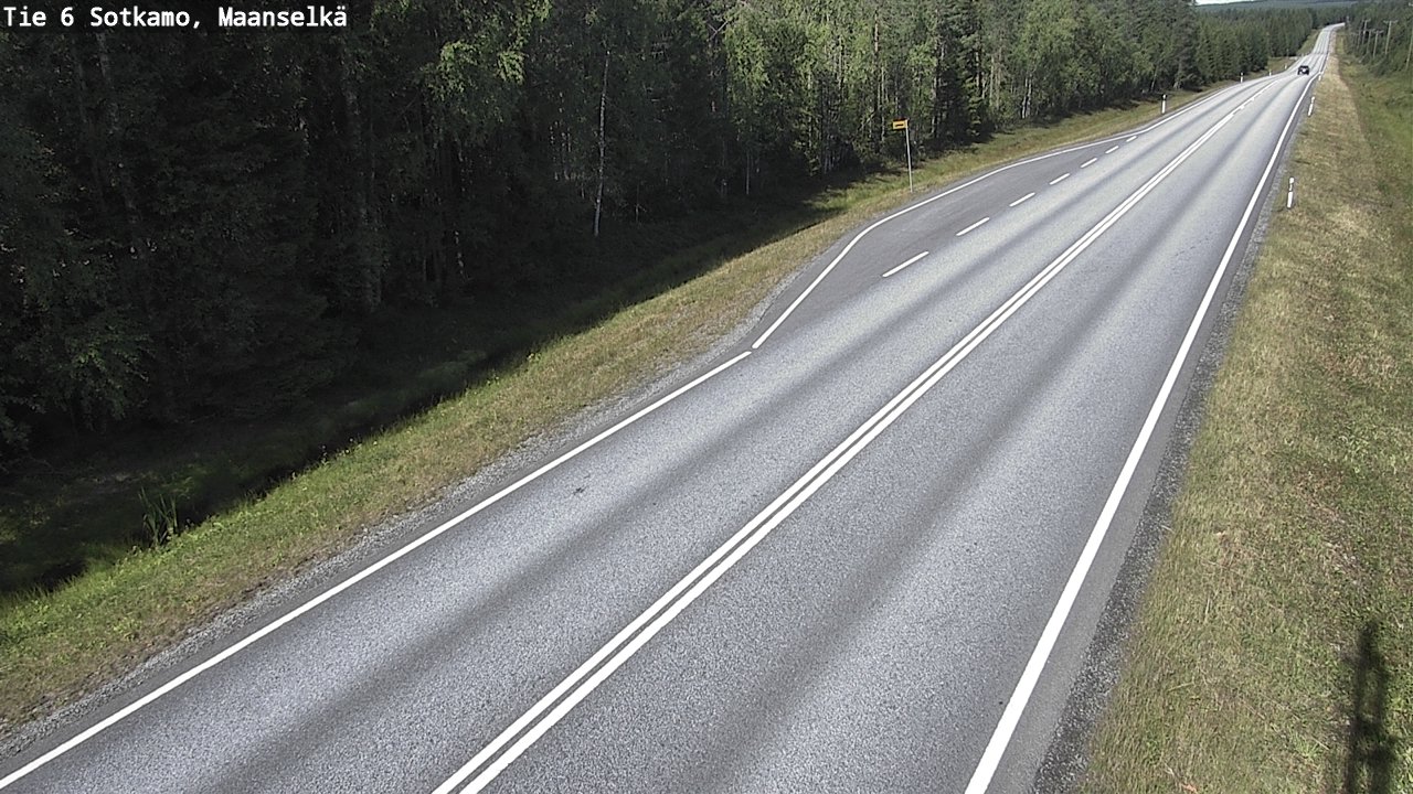 Kelikamerat Kuva Tie 6 Sotkamo, Maanselkä, Sotkamo, Kainuu