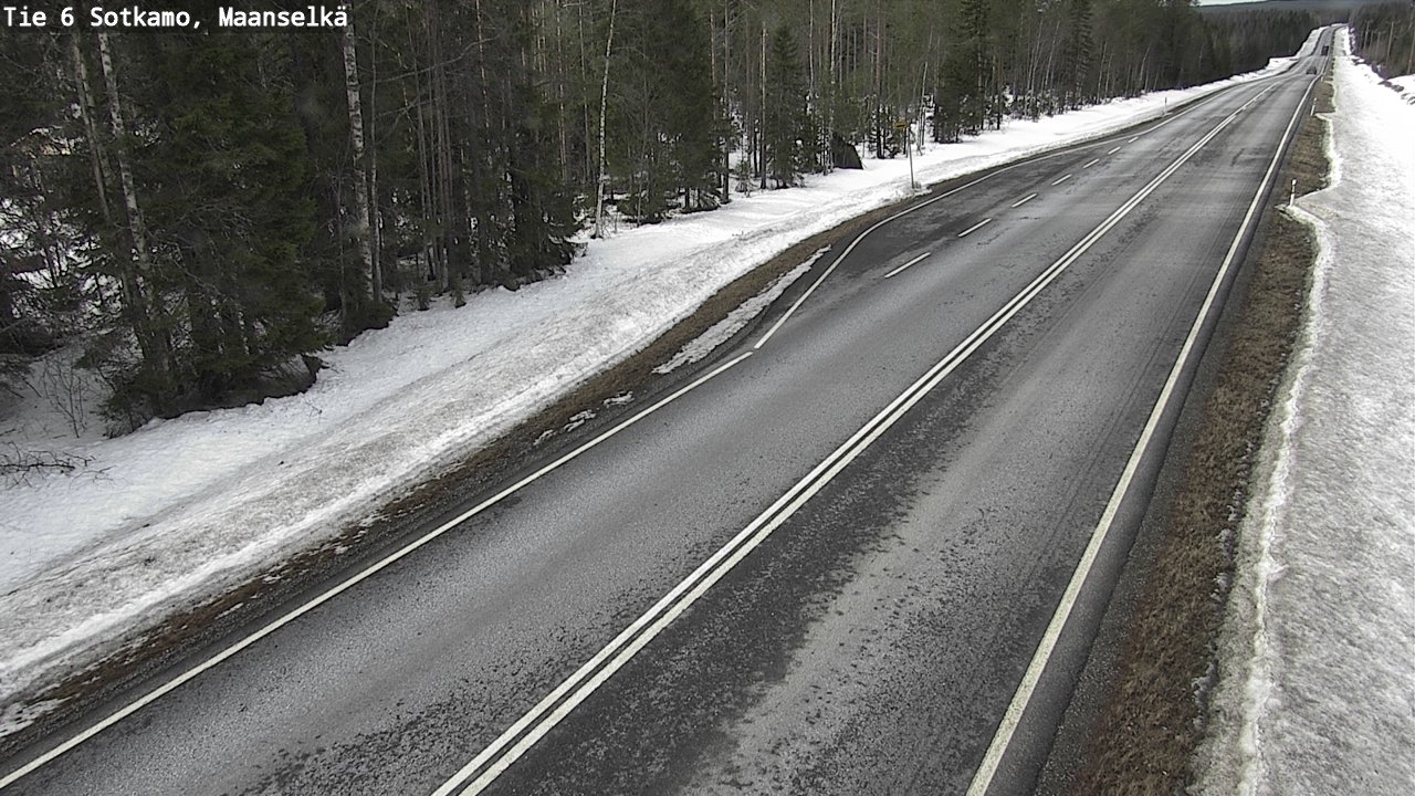 Weather Camera Image Road 6 Sotkamo, Maanselkä, Sotkamo, Kainuu
