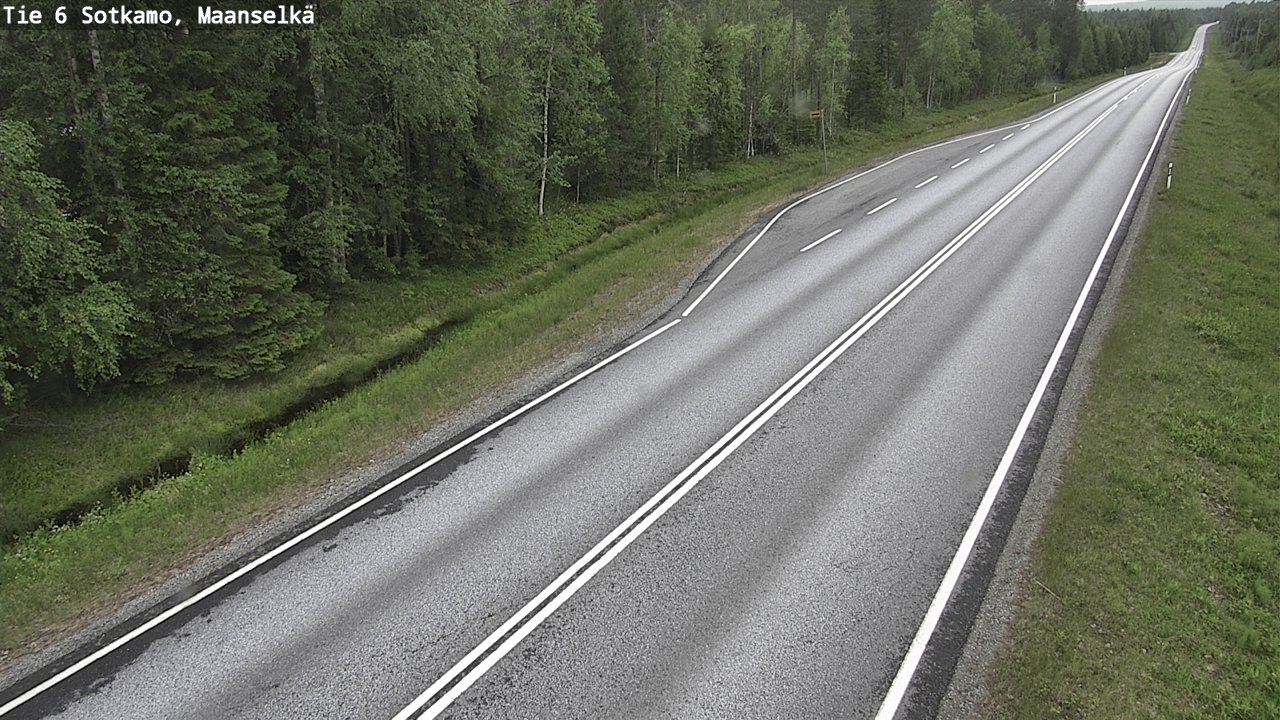 Kelikamerat Kuva Tie 6 Sotkamo, Maanselkä, Sotkamo, Kainuu