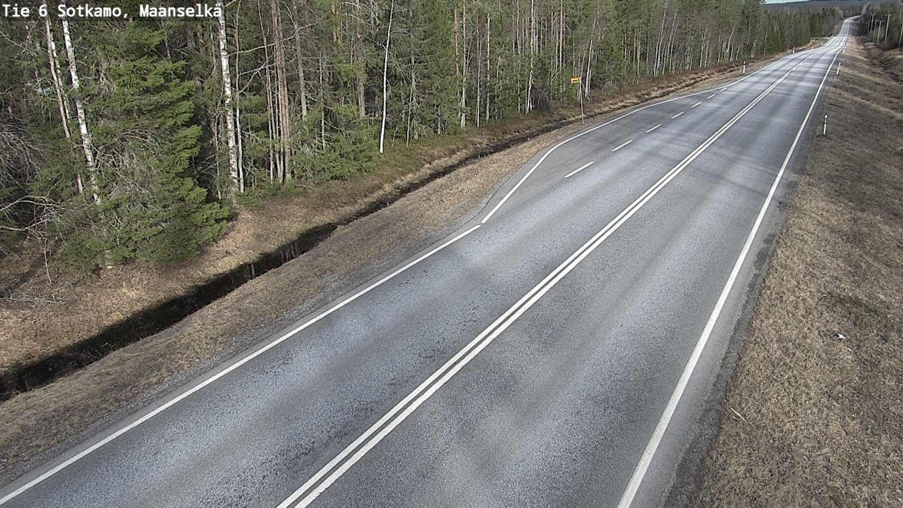 Kelikamerat Kuva Tie 6 Sotkamo, Maanselkä, Sotkamo, Kainuu