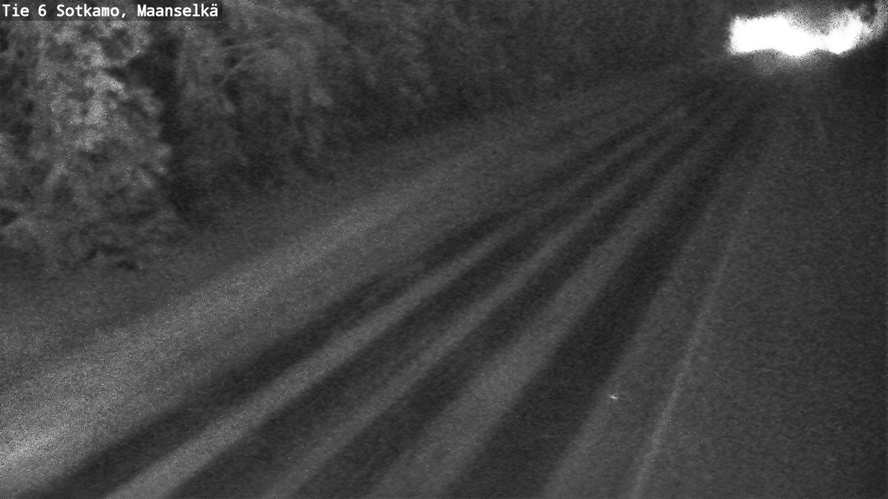 Weather Camera Image Väg 6 Sotkamo, Maanselkä, Sotkamo, Kainuu