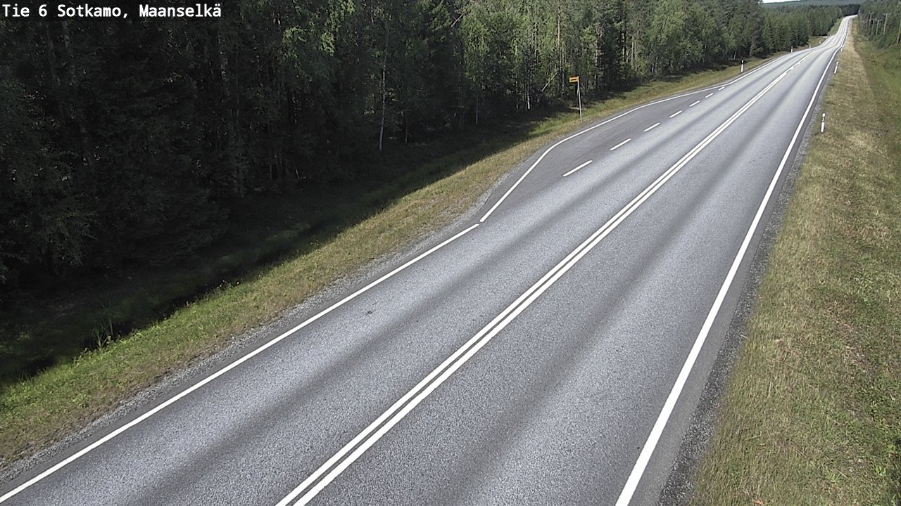 Kelikamerat Kuva Tie 6 Sotkamo, Maanselkä, Sotkamo, Kainuu