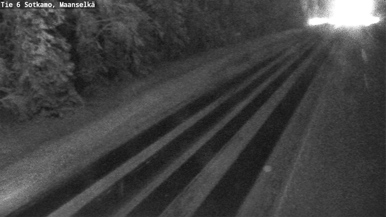 Weather Camera Image Väg 6 Sotkamo, Maanselkä, Sotkamo, Kainuu