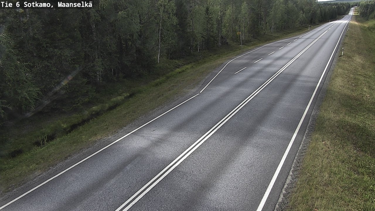 Kelikamerat Kuva Tie 6 Sotkamo, Maanselkä, Sotkamo, Kainuu
