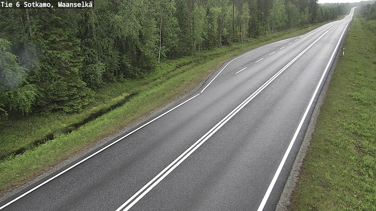 Kelikamerat Kuva Tie 6 Sotkamo, Maanselkä, Sotkamo, Kainuu
