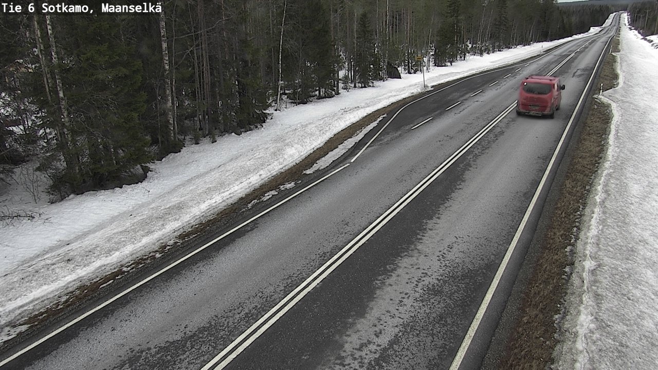Kelikamerat Kuva Tie 6 Sotkamo, Maanselkä, Sotkamo, Kainuu